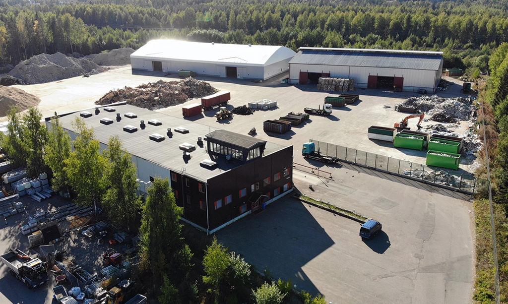 Syklon kiertotalouskeskittymä Hyvinkää.