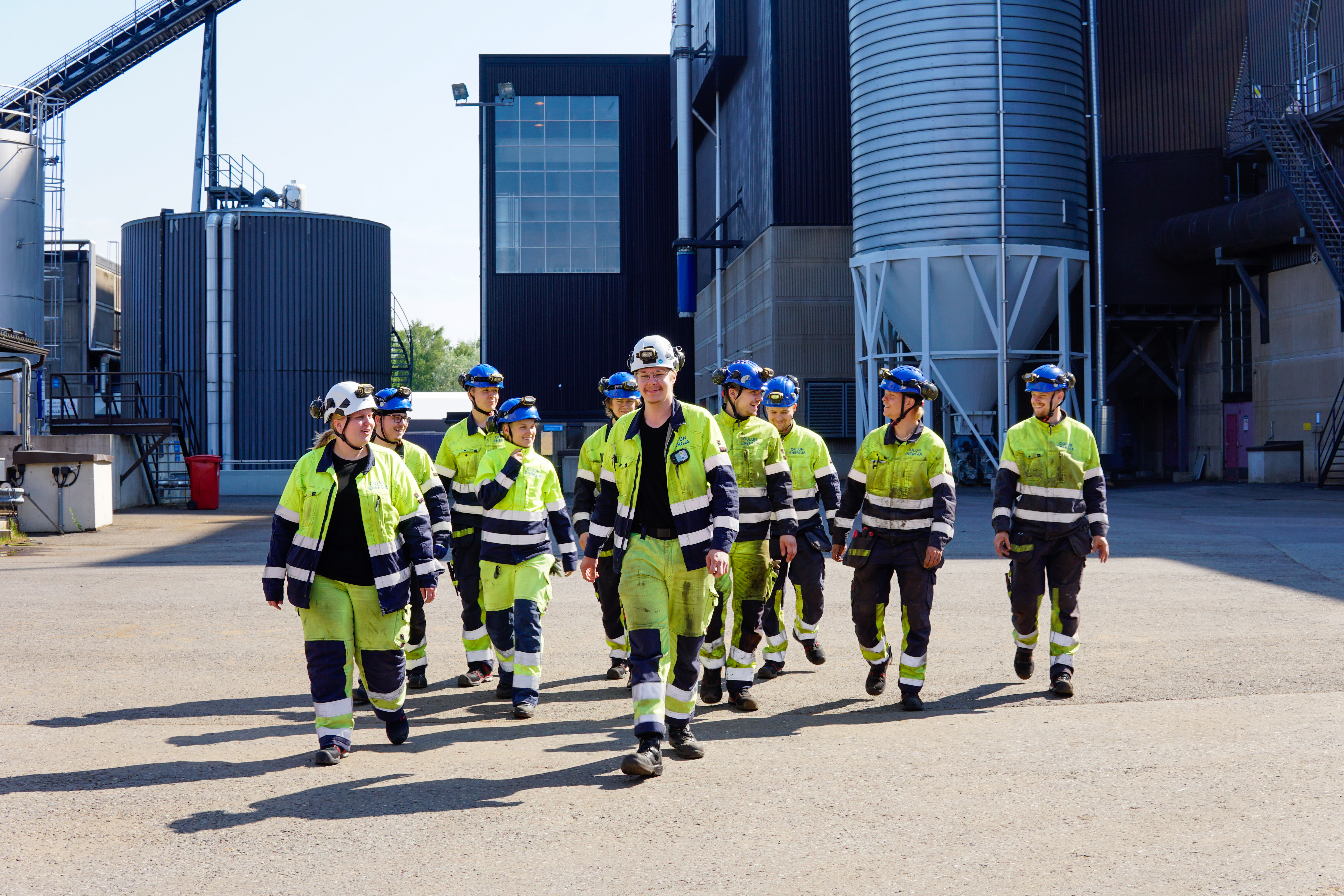 Summer interns in Toppila.