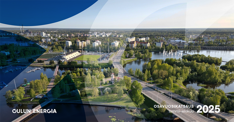 Kuva kesäisestä Oulun keskustasta. 