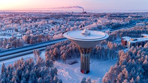 Oulun Energia Sähköverkko Oy tarkastaa ilmajohtoverkkoa helikopterilennolla Oulun alueella 11.2.2026